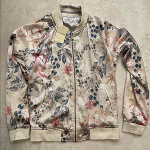 NEW Women’s Reversible Lucky Brand XS Silky Floral Jacket